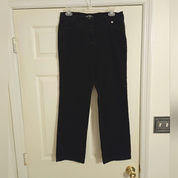 Brooks brothers black corduroy pants Lucia fit size 6 - Picture 1 of 8
